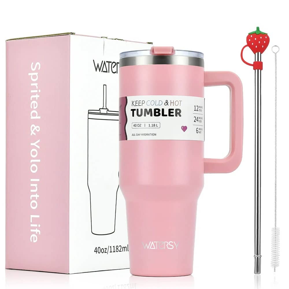 Hellrosa Thermobecher 1 Liter Dupe
