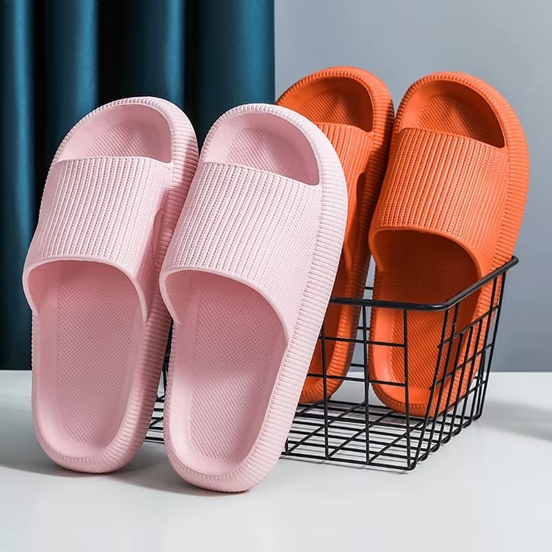 Alternative zu den Pammys Badelatschen: Schuhe mit dicker Sohle, weiche Hausschuhe, Cloud Schuhe Damen dicke Sohle Badelatschen, weiche Hausschuhe, Cloud Schuhe Damen